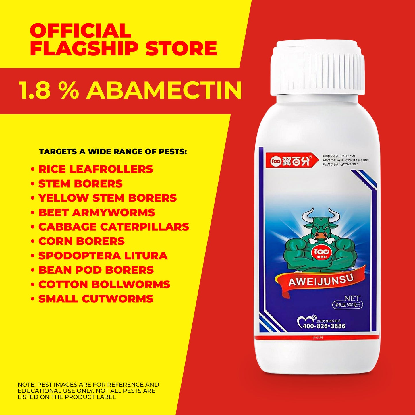 1.8% Abamectin Emulsion Advanced Insect Management Formula for Vegetables, Fruits & Plants