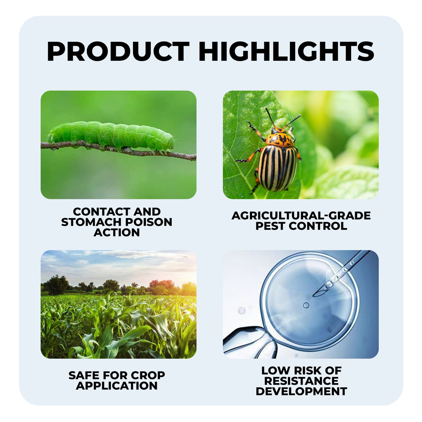 1.8% Abamectin Emulsion Advanced Insect Management Formula for Vegetables, Fruits & Plants